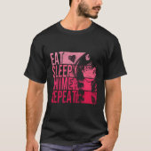 Eet Slaap Anime Repea Anime T-shirt (Voorkant)