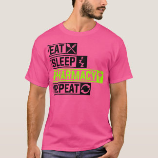Eet Slaap Apotheek Herhaal beroep Doc Doctor SL T-shirt