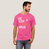 Eet Slaap Astronomie Herhaal - Ruimte Galaxy Astro T-shirt (Voorkant volledig)