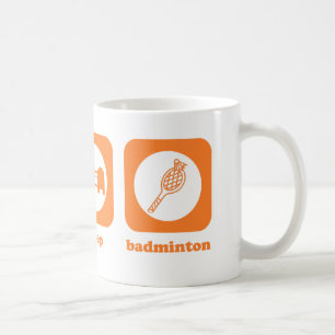 Eet. Slaap. Badminton. Mok