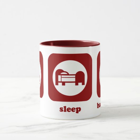 Eet. Slaap. Badminton. Mok (Midden)