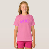 Eet. Slaap. Badminton. T-Shirt (Voorkant volledig)