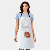 Eet, slaap, bak appeltaart, herhaal schort (Gedragen)