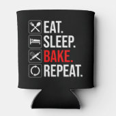 Eet. Slaap. Bak. Herhaal Blikjeskoeler (Achterkant)