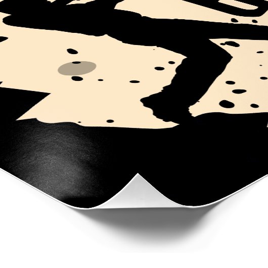 Eet Slaap Baseball Speler Grappig Baseball Perfect Poster (Hoek)