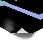 Eet Slaap Baseball Speler Grappig Baseball Perfect Poster (Hoek)