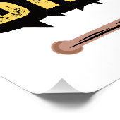 Eet Slaap Baseball Speler Grappig Baseball Perfect Poster (Hoek)