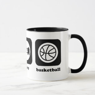 Eet. Slaap. Basketbal. Mok