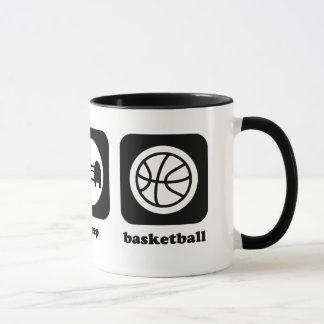 Eet. Slaap. Basketbal. Mok