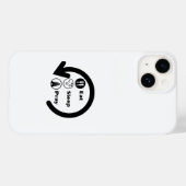 eet slaap bid herhaal Case-Mate iPhone case (Achterkant (horizontaal))