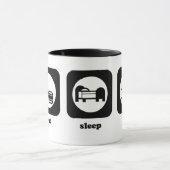 Eet. Slaap. Bike. Mok (Midden)