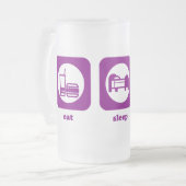 Eet. Slaap. Bike. Mok (Voorkant links)