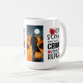 Eet slaap binge horloge koffiemok (Voorkant rechts)