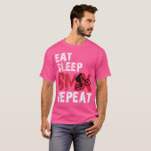 Eet slaap BMX Herhaal T-shirt (Voorkant volledig)
