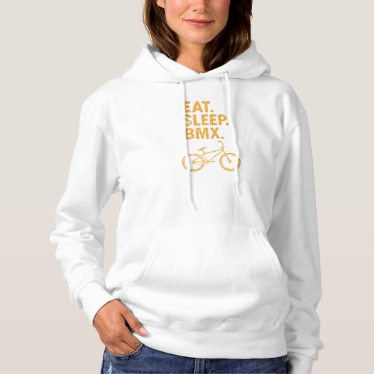 Eet, Slaap, BMX Hoodie (Voorkant)