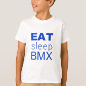 Eet slaap BMX T-shirt (Voorkant)