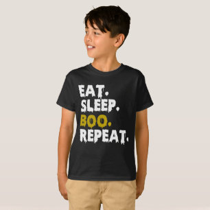 Eet Slaap Boe Herhaal - Grappig Halloween 2022 T-shirt