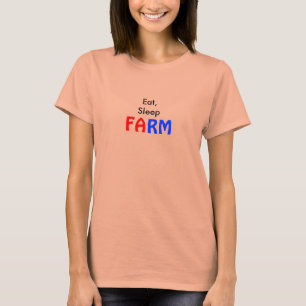 Eet, Slaap, BOERDERIJ T-shirt
