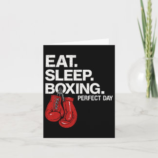 Eet Slaap Bokshandschoenen Boxer Vechten Combat Sp Kaart