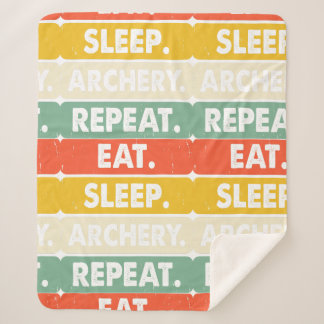 Eet Slaap Boogschieten Herhaal Deken