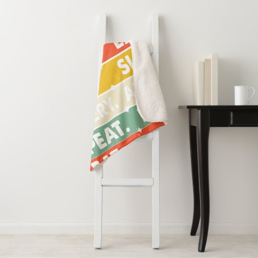 Eet Slaap Boogschieten Herhaal Deken (In situ)