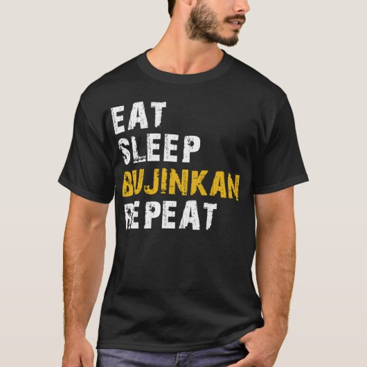 eet slaap Bujinkan T-shirt (Voorkant)