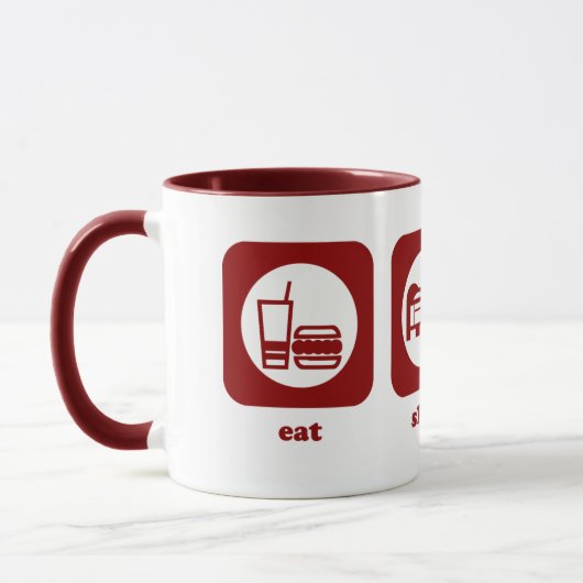 Eet. Slaap. Bus. Mok (Links)