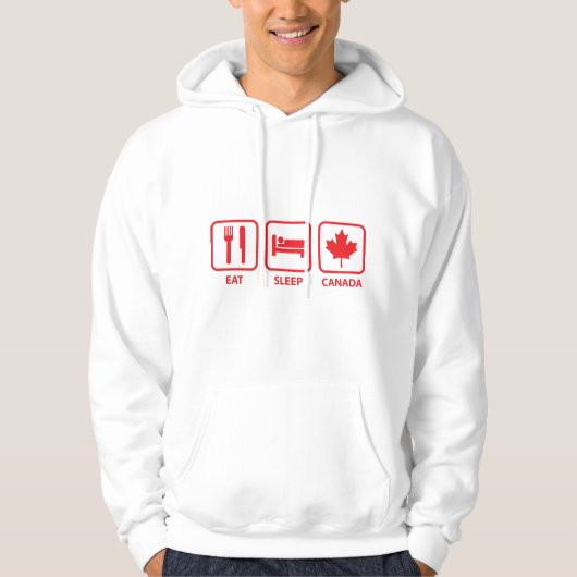 Eet Slaap Canada Hoodie (Voorkant)