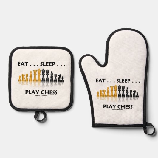Eet... Slaap... Chess Reflective Chess Set afspele (Voorkant)