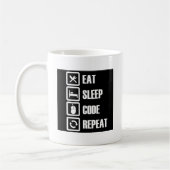 -eet-slaap-code-herhaalde koffiemok (Links)