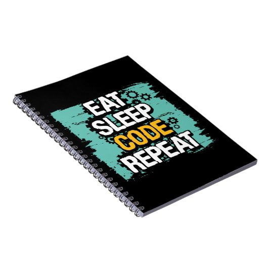 Eet, Slaap, Code herhalen Notitieboek (Rechterzijde)