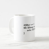 Eet. Slaap. Code Koffiemok (Voorkant links)