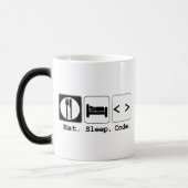 eet slaap code magische mok (Links)