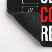 Eet. Slaap. Coffee. Herhaal Muismat (Hoek)