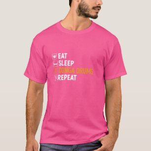 Eet Slaap Conga Drums Herhaal Congas Drumming Drum T-shirt