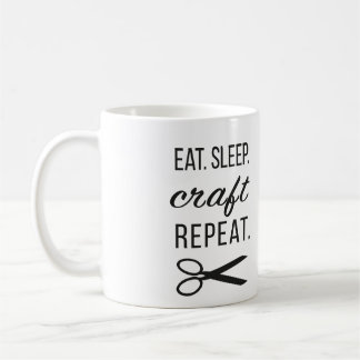 Eet. Slaap. Craft. Herhaal. Koffie en meer Koffiemok