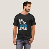 Eet. Slaap. Creëer. Herhaal. T-shirt (Voorkant volledig)