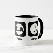 Eet. Slaap. Croquet. Mok (Voorkant rechts)