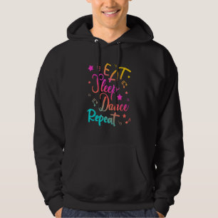 Eet Slaap Dans Herhaal Dancing Boy Meisje Hoodie