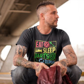 Eet Slaap Darts Herhalen - Dart Kampioen T-shirt