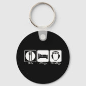 eet slaap dee jay sleutelhanger (Voorkant)