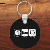 eet slaap dee jay sleutelhanger (Voorkant)