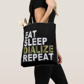 Eet Slaap Dialiseren Herhaal Verpleegkunde en Dial Tote Bag (Dichtbij)