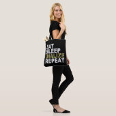 Eet Slaap Dialiseren Herhaal Verpleegkunde en Dial Tote Bag (Op model)