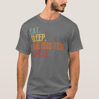 Eet slaap dialyse tech Herhaal 6 T-shirt