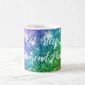 Eet, slaap, diamantverf koffiemok (Center)