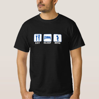 Eet slaap Ding - Honkbal T-shirt