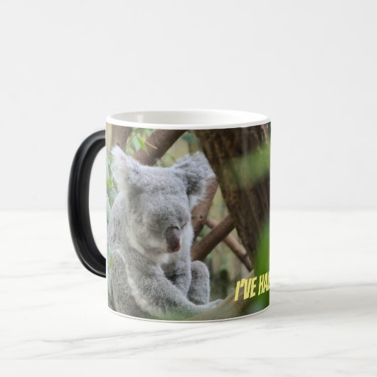Eet. Slaap. - Dit koala beer had zo'n drukke dag! Magische Mok (Voorkant links)