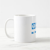 Eet. Slaap. Dood zombies. Koffiemok (Links)