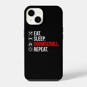 Eet. Slaap. Doomscroll. Herhaal iPhone 14 Hoesje